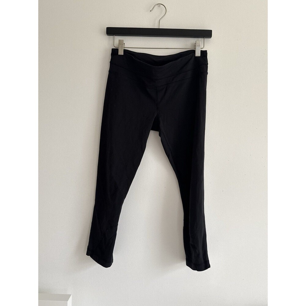 ✿ Lululemon Black High-Rise Yoga Leggings Size 6 Align Style Stretch